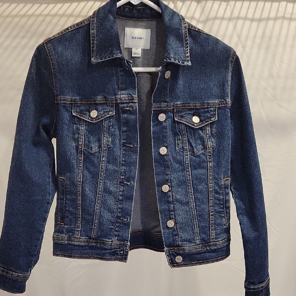 Old Navy Dark Blue Denim Jacket